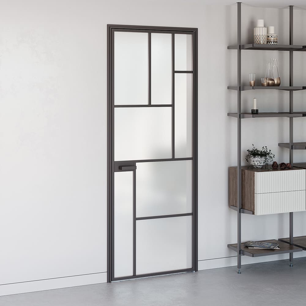 Doors with aluminum trim AluDoors GEOMETRY