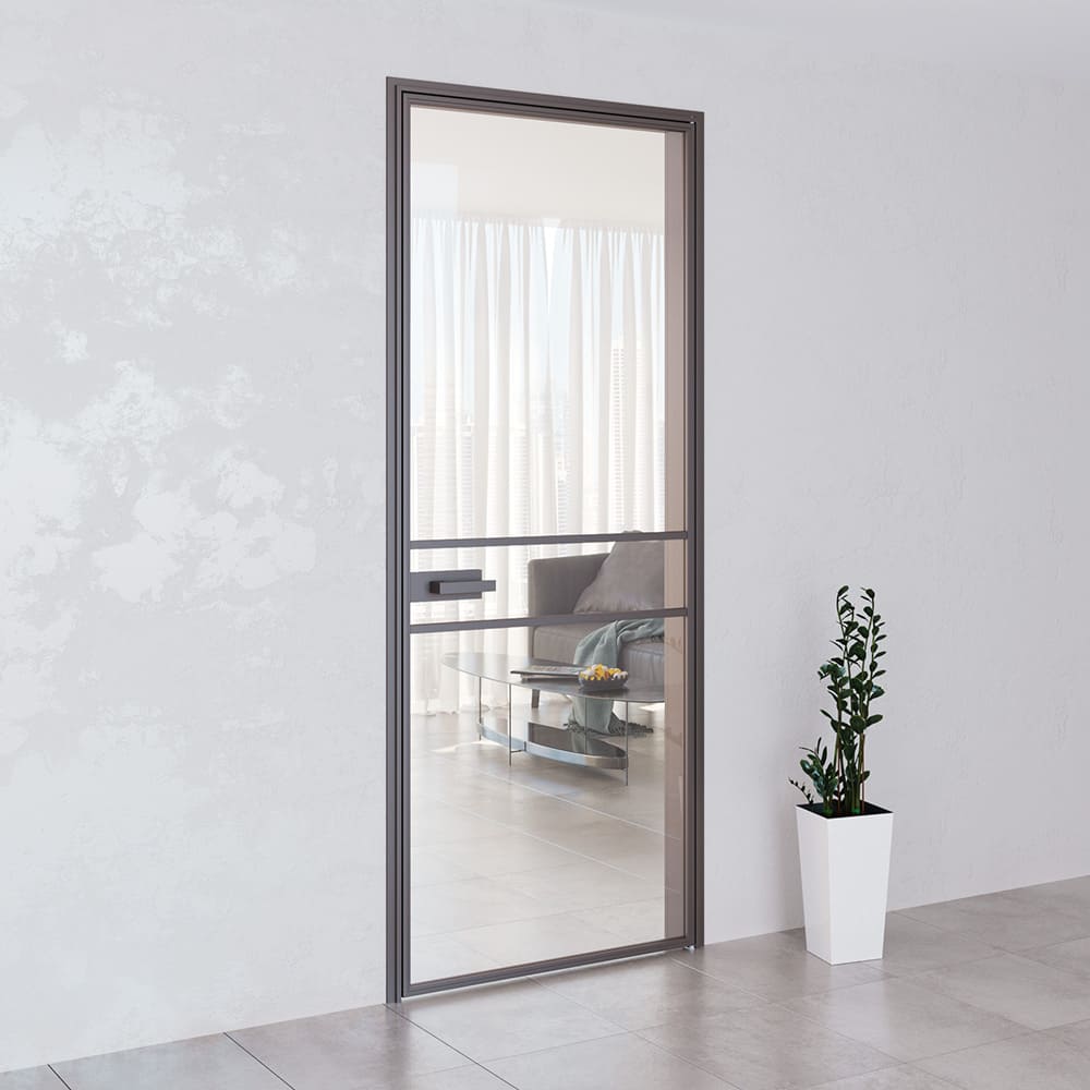 أبواب с алюминиевым наличником AluDoors FLY