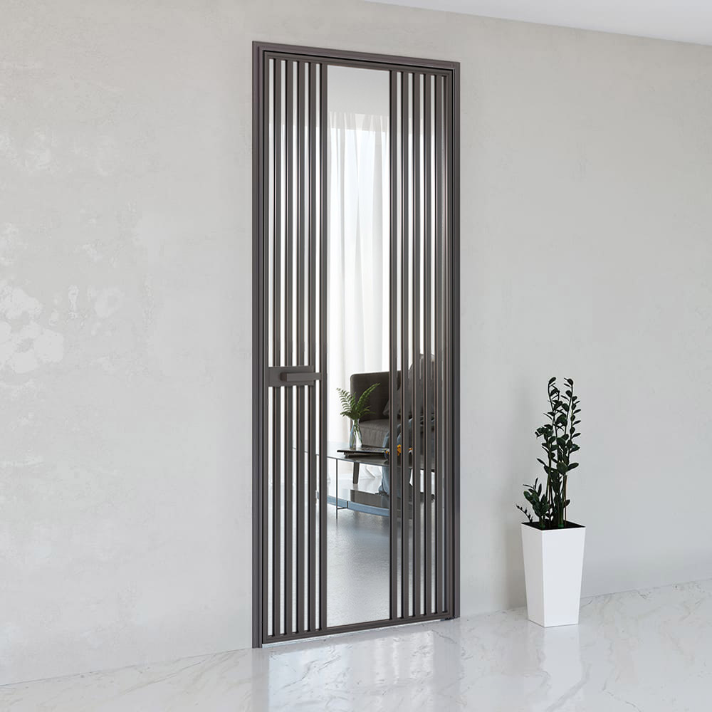 Двери с алюминиевым наличником AluDoors AVENUE