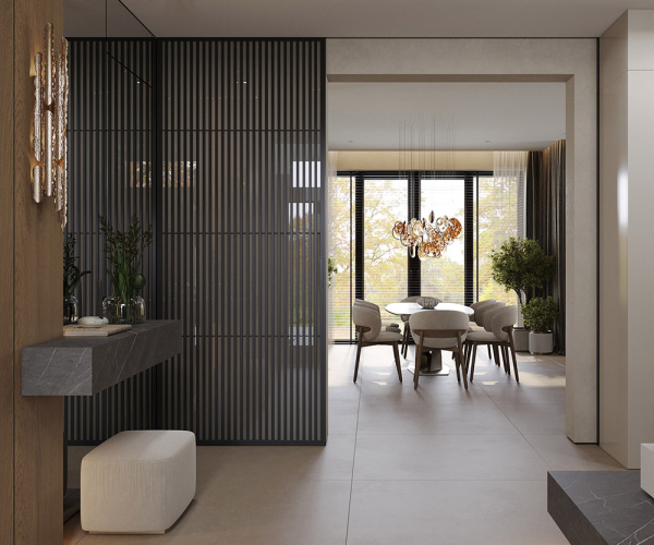 Interior sliding doors AluDoors VERTI