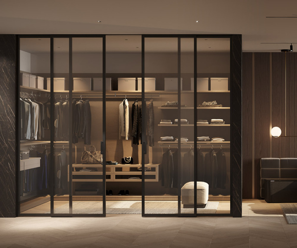 Interior sliding doors AluDoors CLEAR