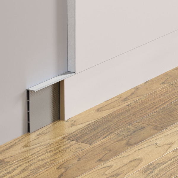Built-in hidden-mounted skirting board SecretDoors
