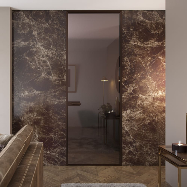 Doors with aluminum frame AluDoors LIGHT