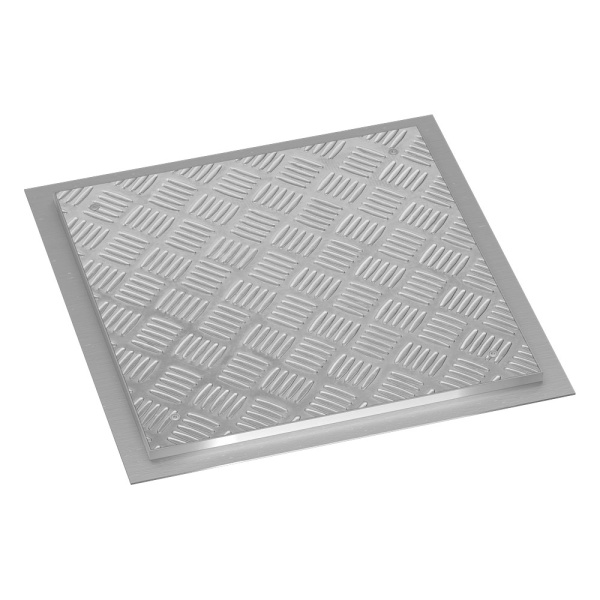 Floor hatch MODEL M with removable cover made of corrugated aluminum